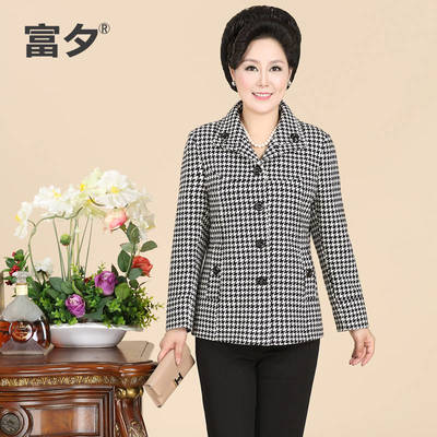 优雅时尚新风尚 富夕中老年女装秋装小西装外套全解析